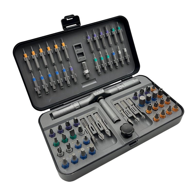 ToolQeen ratcheting screwdriver set for electronics repair, OEM and wholesale sourcing